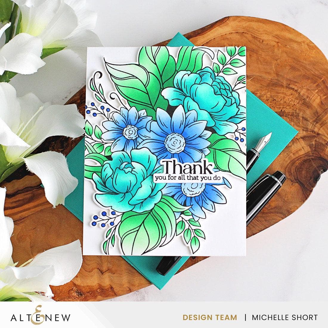 Green Meadows Fresh Dye Ink Mini Cube & Reinker Bundle Set - Perfect for Card Making, Scrapbooking & DIY Crafts