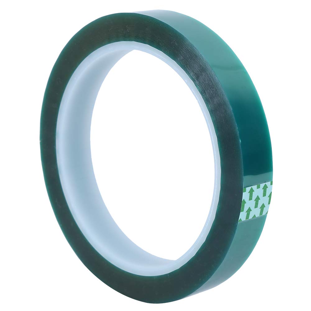 High-Temperature Resistant Tape - Cold & Heat Resistant, Strong Adhesion, Durable Green Tape for PCB & Chip Inductor Industry - Perfect for Circuit Board Protection & Electronic Component Insulation