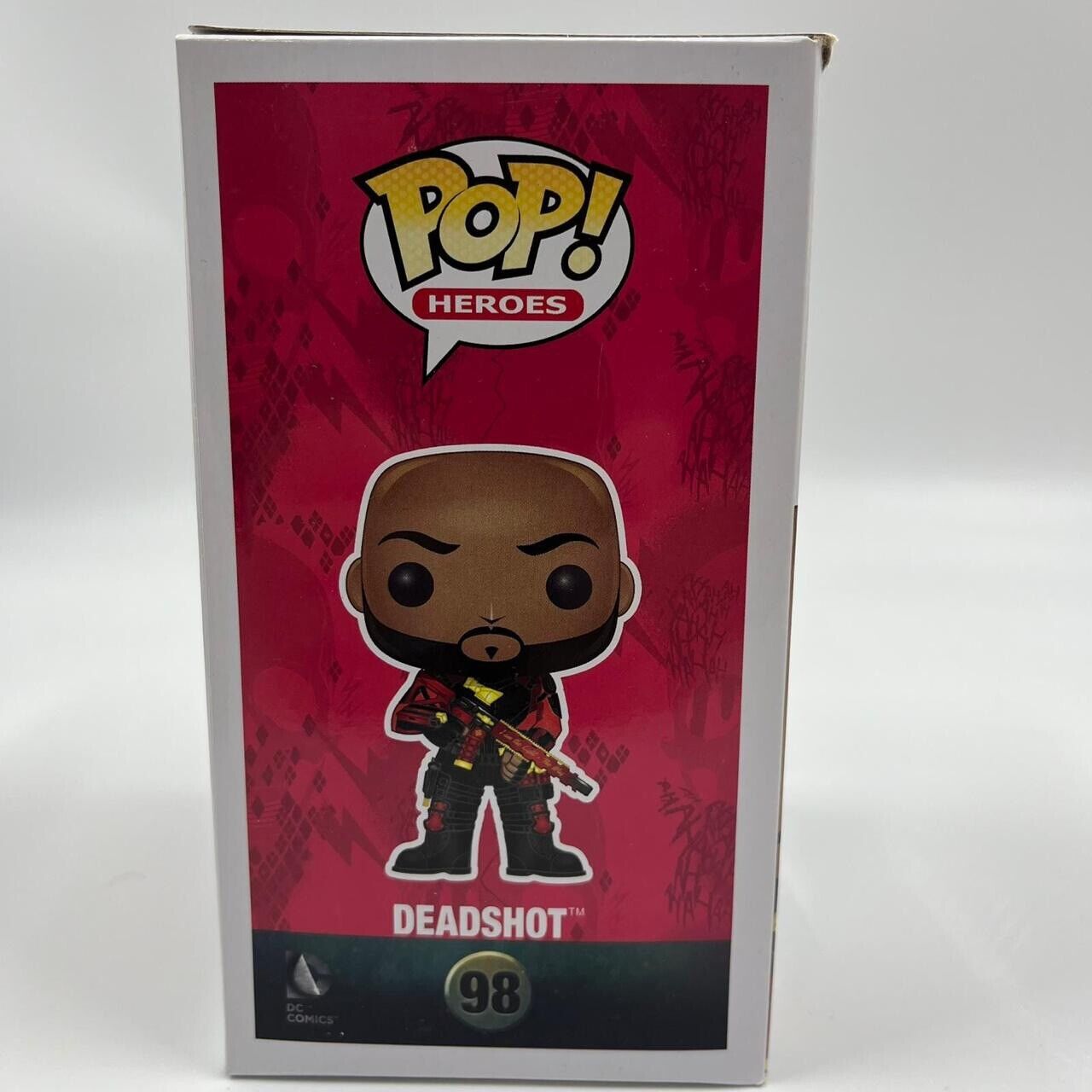 Deadshot Suicide Squad #98 Funko Pop Vinyl Figure - DC Comics Collectible Action Figure for Display & Gifts - Perfect for Movie Fans & Pop Culture Collectors