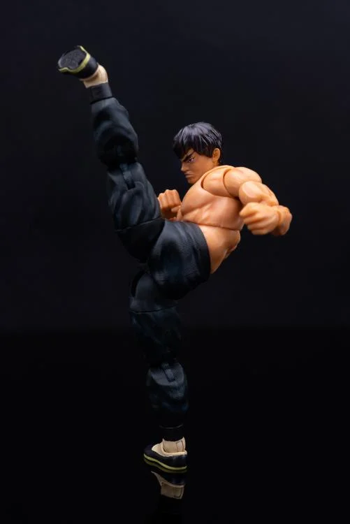 Jada Toys 1/12 Scale 6-Inch Ultra Street Fighter II Action Figure - Fei Long Collectible for Display & Gaming | Perfect for Fans, Collectors & Cosplay Enthusiasts