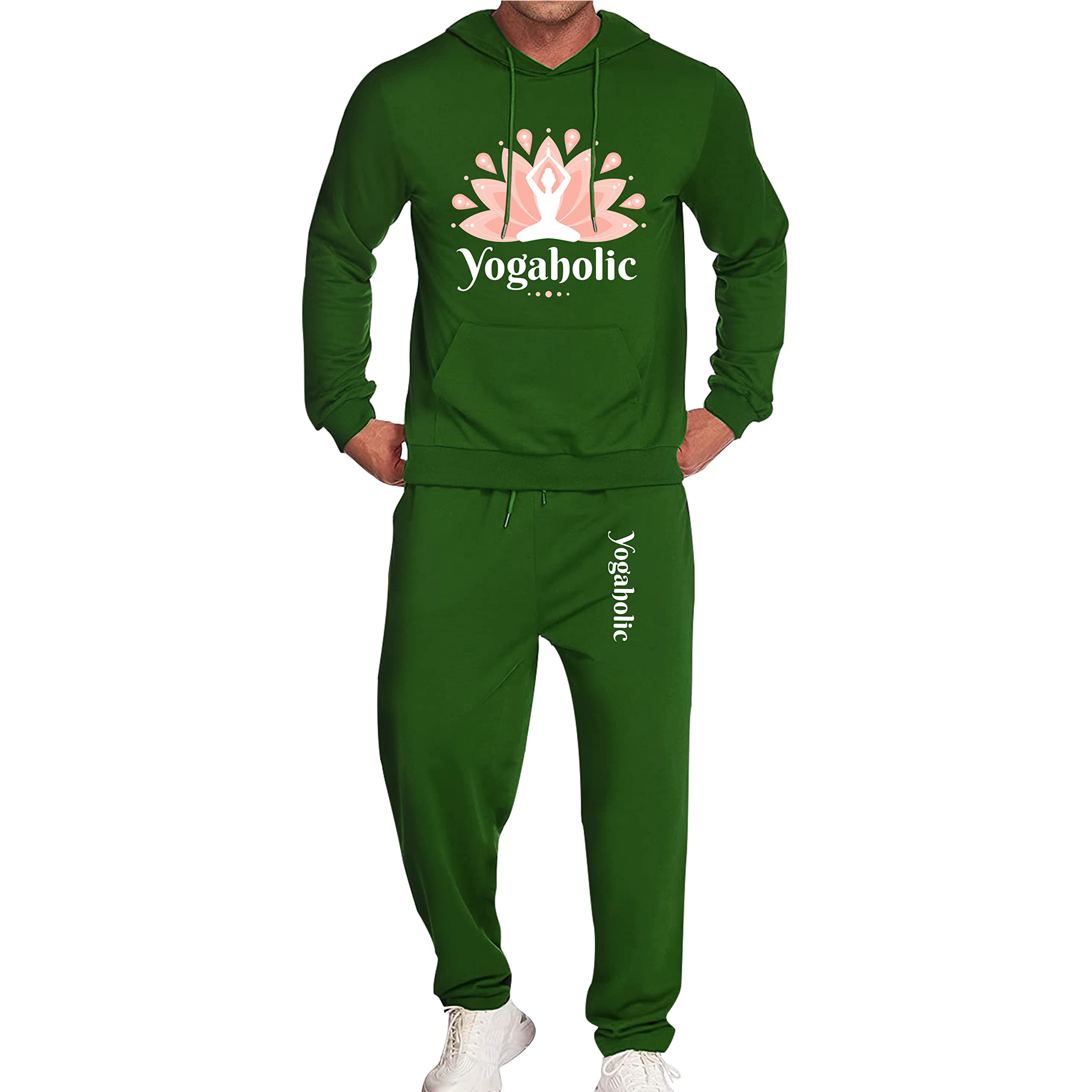 Men's Athletic Tracksuit Set - 2 Piece Casual Jogging Outfit for Running, Gym & Lounge Wear | Breathable Comfort Sweatsuit for Men