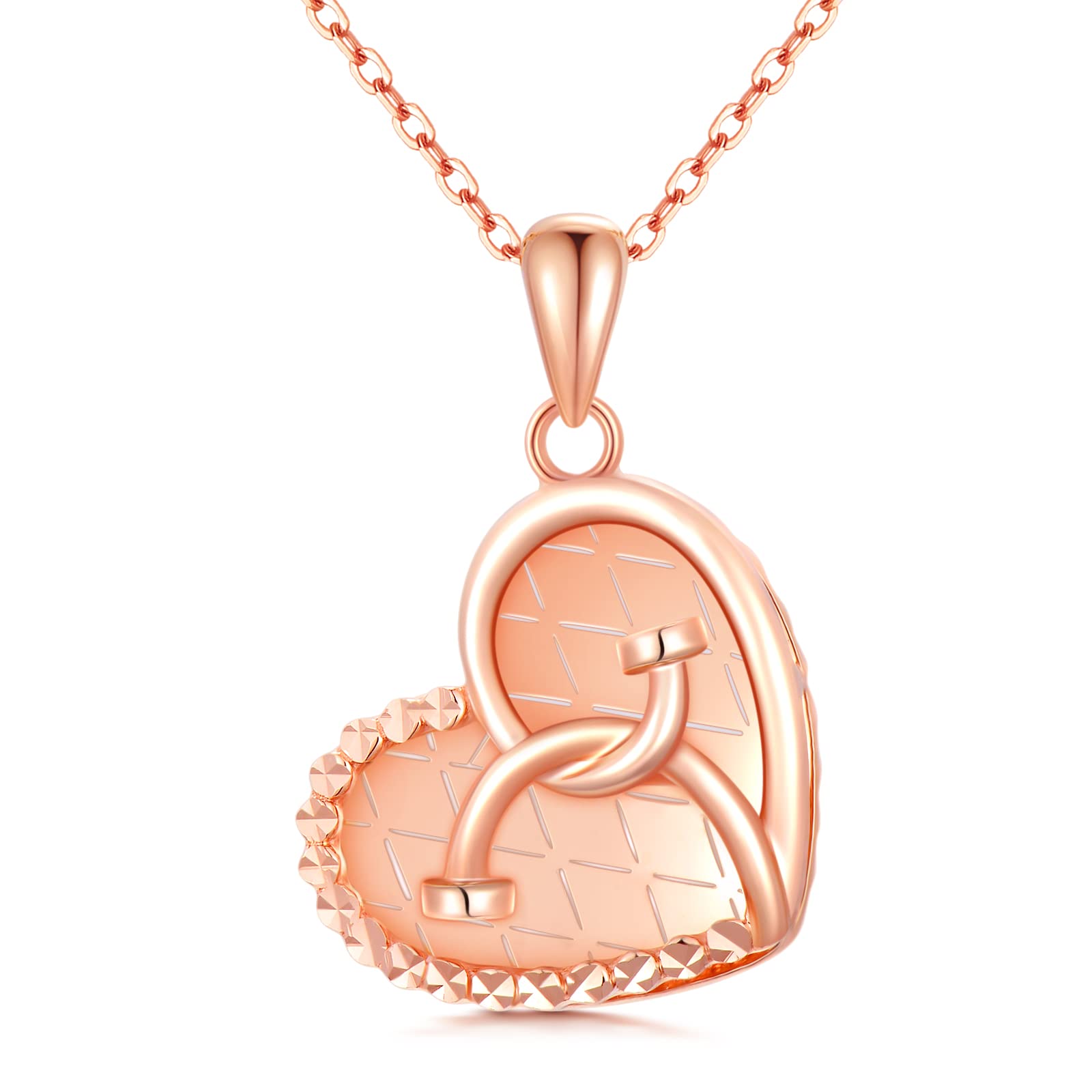 SISGEM 18k Rose Gold Stethoscope Heart Pendant Necklace for Women - Nurse Appreciation Gift, 16-18 Inch Adjustable Gold Chain - Perfect for Nurses Week, Graduation, Birthday & Medical Professionals