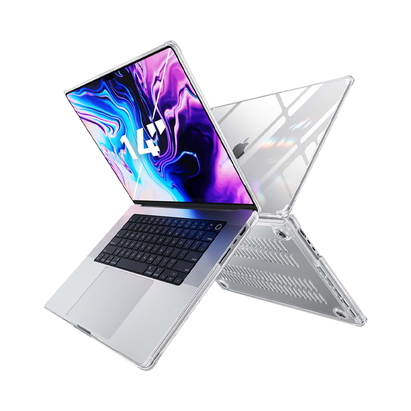 MacBook Pro 14 inch Case (2021/2023 Model) - Unicorn Beetle Clear Protective Cover | Scratch-Resistant & Shockproof Design | Perfect for Work, Travel & Everyday Use