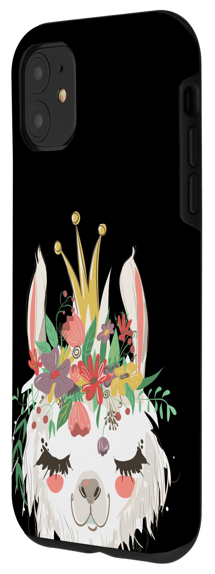 Premium iPhone 11 Case - Shockproof Slim Protective Cover in Elegant Llama Black | Perfect for Everyday Use, Travel & Outdoor Activities