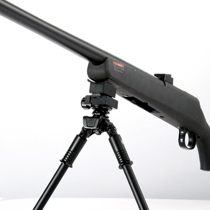 EQUALIZER 1QS Adjustable Pivoting Bipod with Picatinny Rail System - Perfect for Hunting, Shooting & Tactical Use