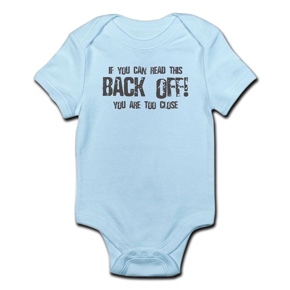 If You Can Read This Back Off! Funny Baby Bodysuit - Cute Infant Onesie for Playtime & Photo Shoots