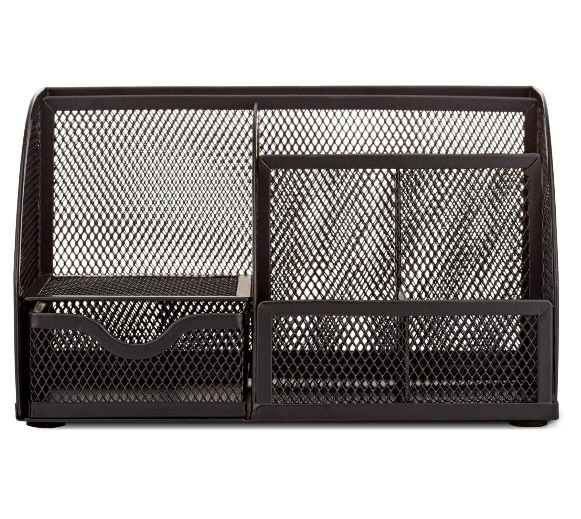 Anova Mesh Desk Organizer - 7 Compartments with Drawer for Office & Home Use