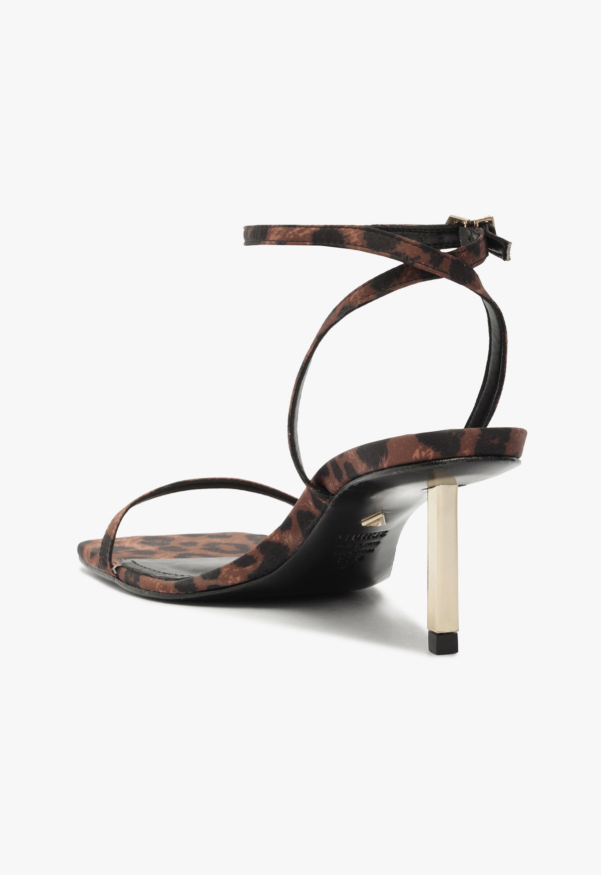 Sam Women's Mid Heel Satin Sandals - Comfortable & Stylish for Weddings, Parties & Evening Events (Style: W24, Heel Height: Mid, Model: S2207700040005)