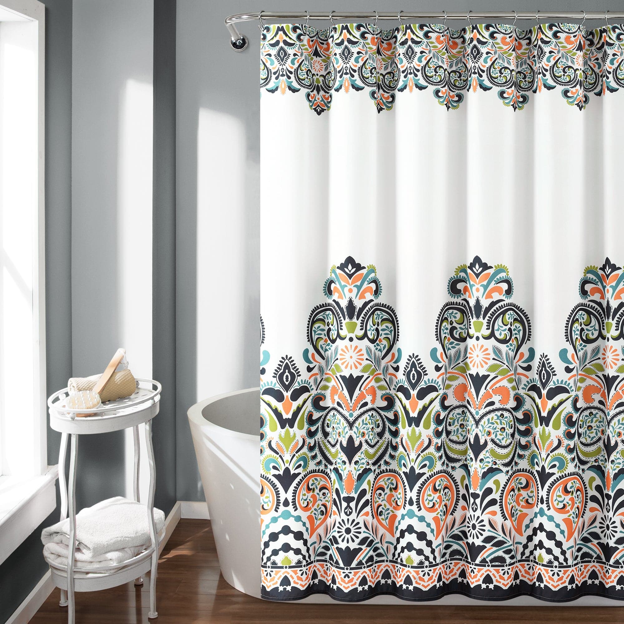 Clara Waterproof Shower Curtain - Elegant Bathroom Decor for Modern Homes | Perfect for Bathrooms, Showers & Spa Retreats