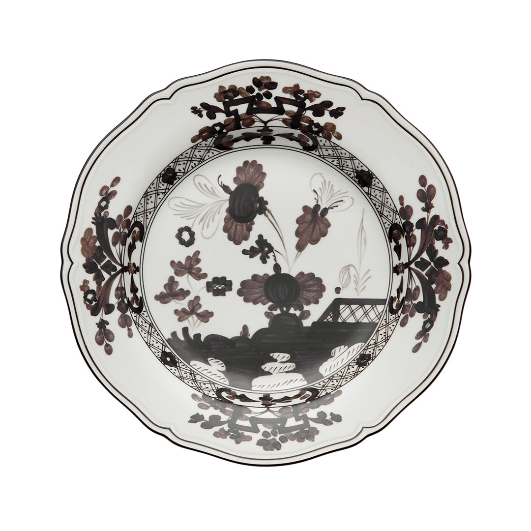 Oriente Italiano Dessert Plate - Elegant White Ceramic Appetizer Plates for Cheese, Cake & Desserts - Perfect for Dinner Parties, Tea Time & Home Decor
