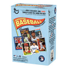 2023 Topps Archives Baseball Trading Cards Blaster Box - 36 Packs with Exclusive Inserts & Rookies - Perfect for Collectors, Gifts, and Game Day Excitement