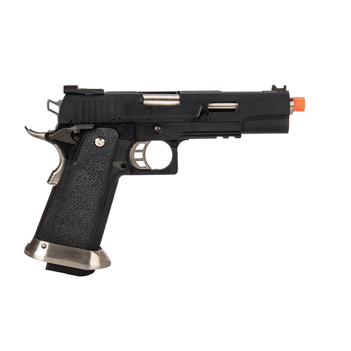 WE Tech Hi-Capa 5.1 T-Rex Competition Gas Blowback Airsoft Pistol - High Performance GBB Airsoft Gun for Competitive Shooting & Training