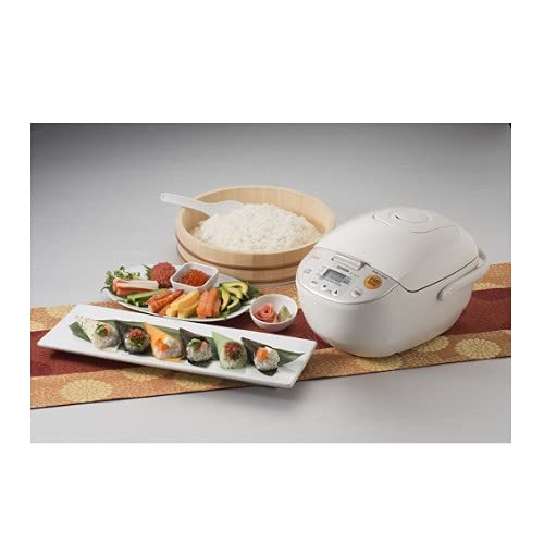 Zojirushi NL-AAC18 Micom Rice Cooker and Warmer - 10 Cups (1.8L) Uncooked Capacity, Fuzzy Logic Technology for Perfect Rice - Ideal for Family Dinners, Meal Prep, and Healthy Cooking