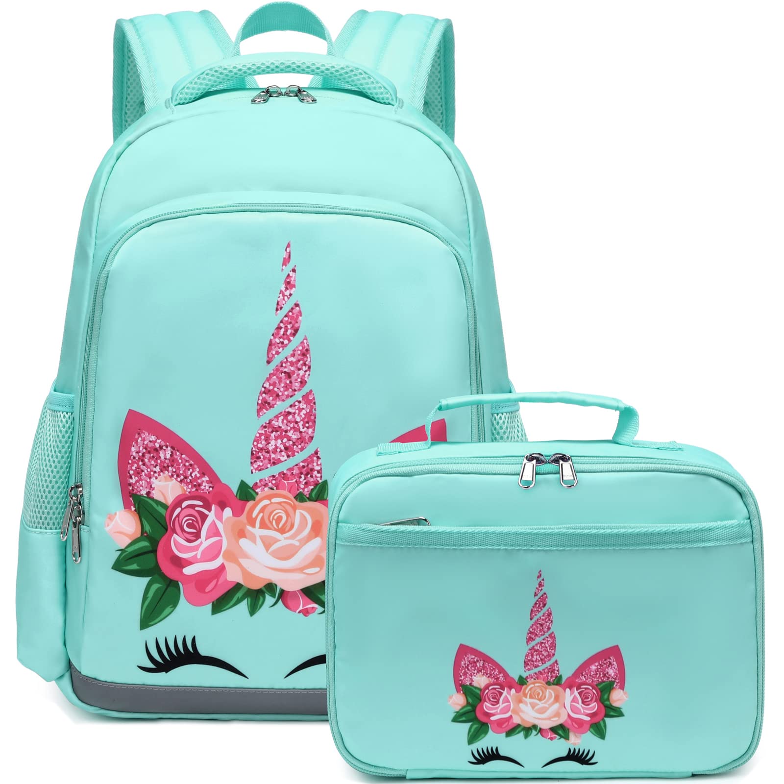**Cute Kids Backpack for Girls - Durable School Backpack for Kindergarten & Elementary Students with Lunch Box - Perfect for School, Travel & Daily Use**