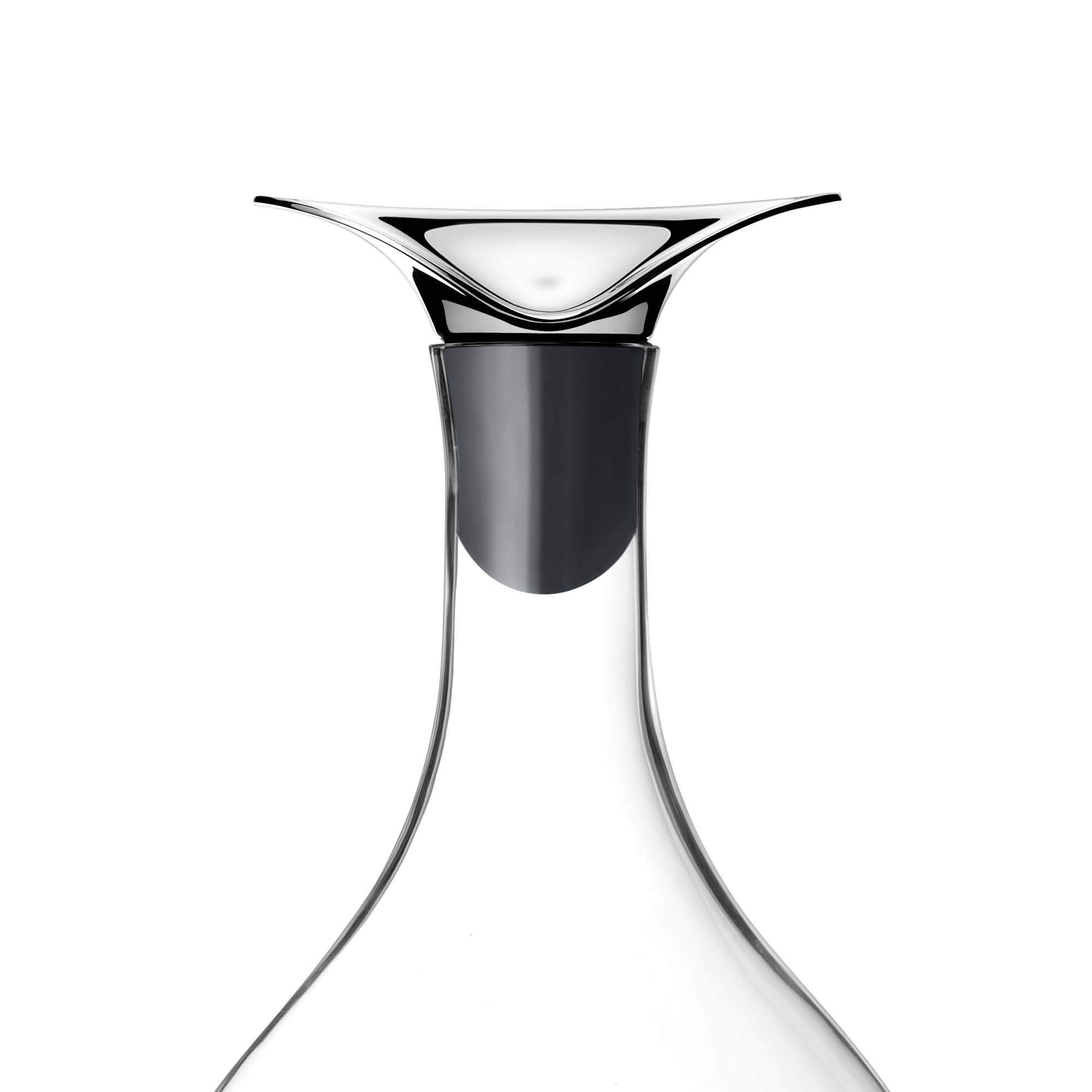 Georg Jensen Premium Wine & Bar Carafe - Elegant Glass Decanter for Red Wine, Whiskey & Cocktails - Perfect for Home Entertaining, Gifts & Special Occasions