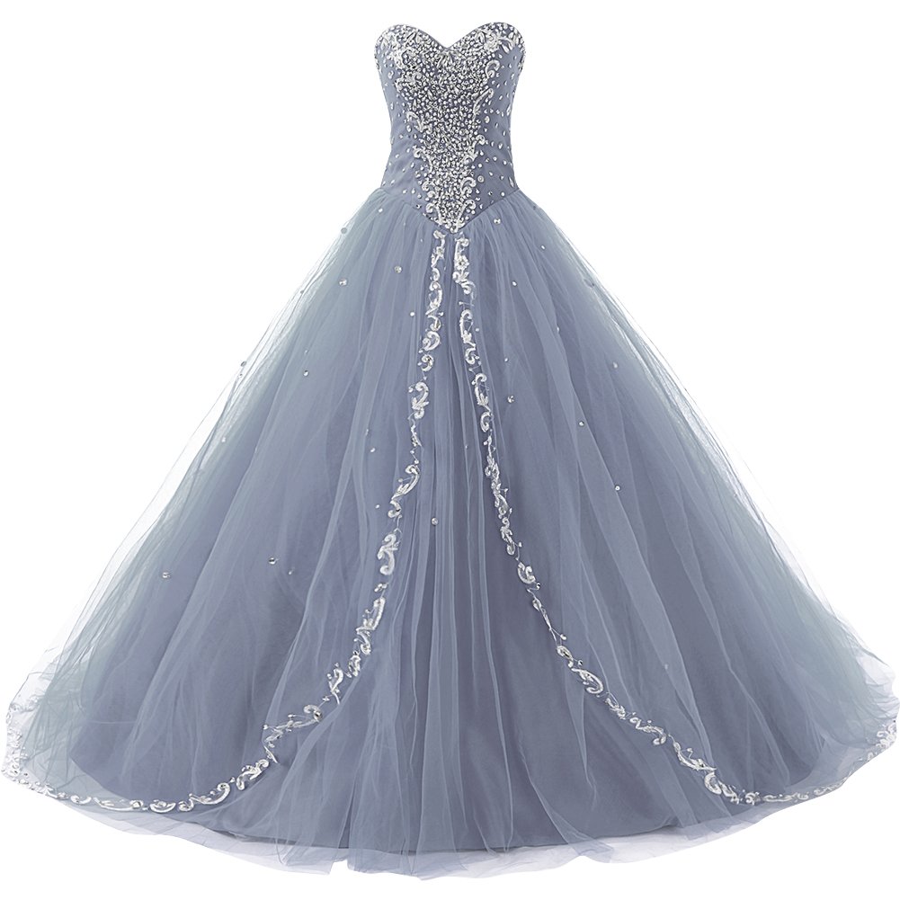 JAEDEN Sweetheart Neckline Long Quinceanera Dresses - Elegant Formal Prom Ball Gown for Weddings, Homecoming & Special Occasions