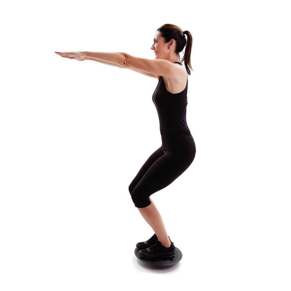 66Fit Plastic Balance Board - 36cm Wobble Board for Core Strength, Stability Training & Physical Therapy - Perfect for Home Gym, Yoga & Kids Exercise