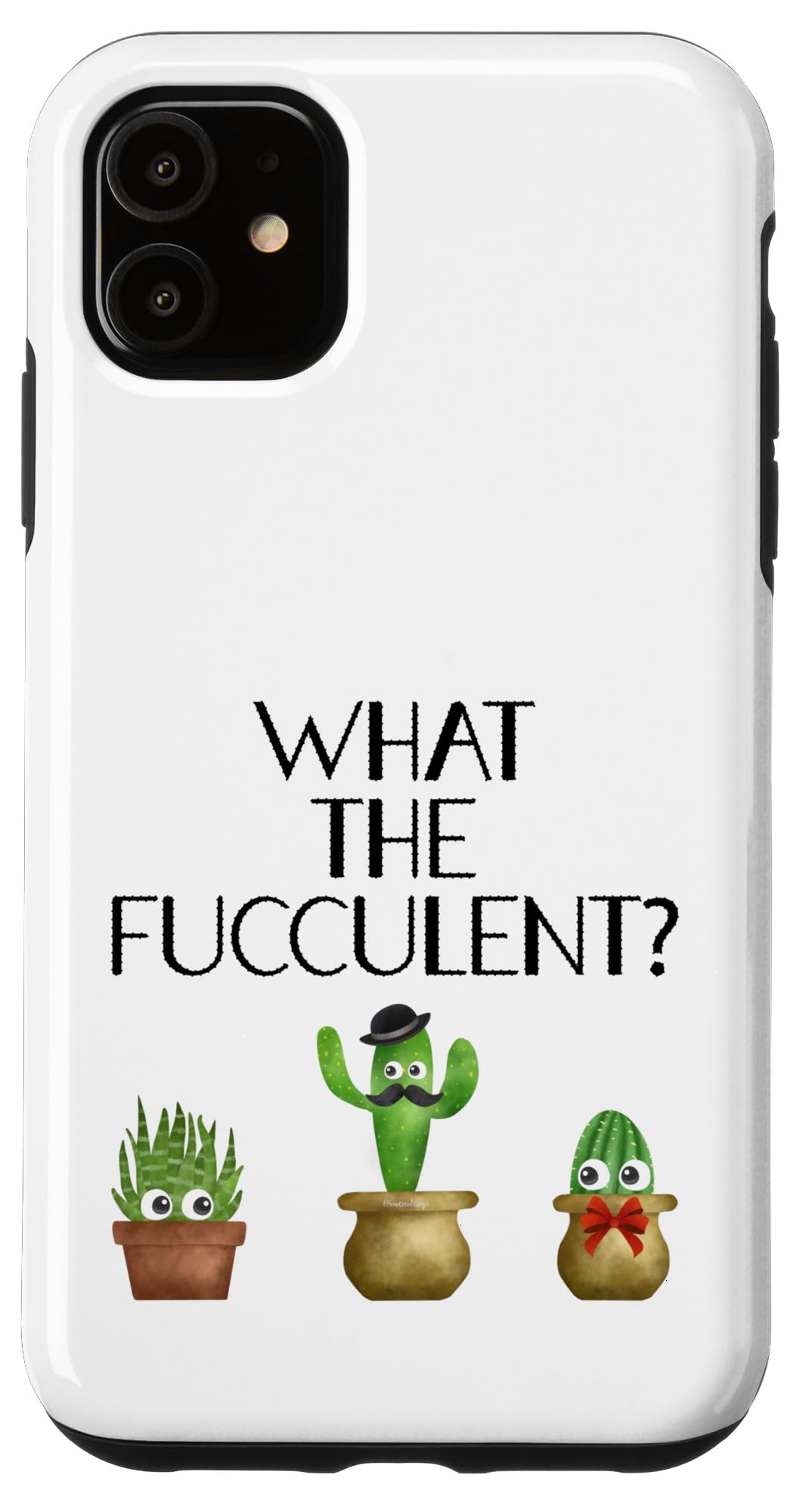 iPhone 11 Cactus Succulent Phone Case - Trendy Botanical Design for Women & Girls - Perfect for Everyday Use, Travel & Instagram Photos