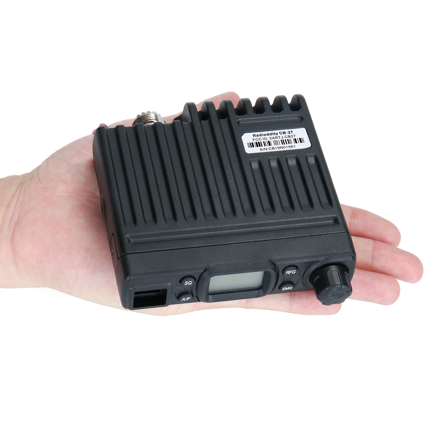 Radioddity CB-27 40/80 Channel AM/FM Mobile CB Radio - 4W Power for Truckers & Off-Road Vehicles | Long Range Communication for Road Trips, Camping & Emergency Situations