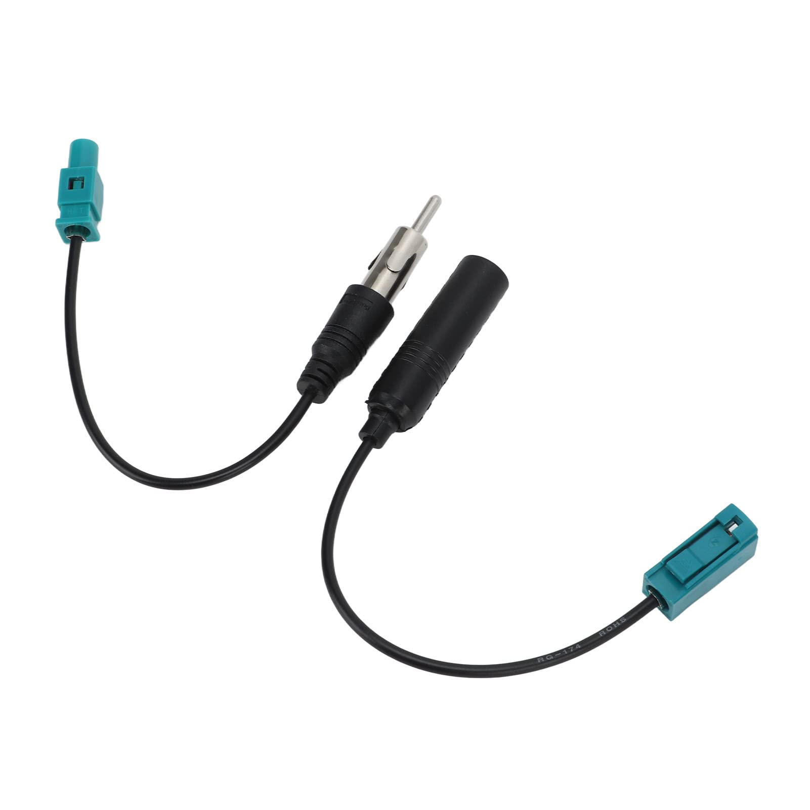 Universal Fakra Z to DIN Male Female Antenna Adapter Cable - Durable ABS Copper Construction, Lightweight Design for GSM Antenna - Perfect for Car Radio, Home Stereo & Communication Systems