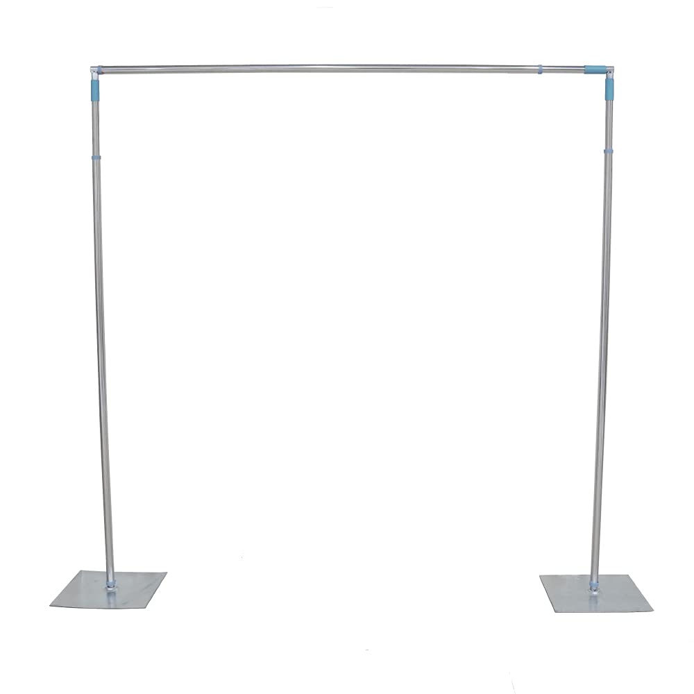 Heavy Duty 10x10ft Wedding Backdrop Stand Kit - Adjustable Telescopic Support Poles for Photography, Party, and Event Decor - Perfect for Weddings, Birthdays, and Photo Studios