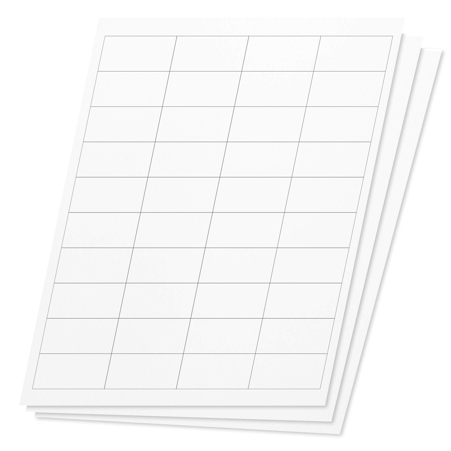 OfficeSmartLabels 1 x 2 Inch White Address Labels for Laser & Inkjet Printers - 40 Labels per Sheet, 2000 Sheets (80000 Labels Total) - Perfect for Mailing, Shipping & Office Organization