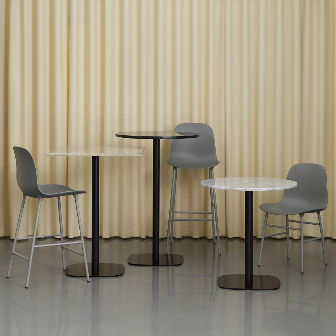 Round Cafe Table - Modern & Durable Outdoor Dining Table for Patio, Garden, or Restaurant Use