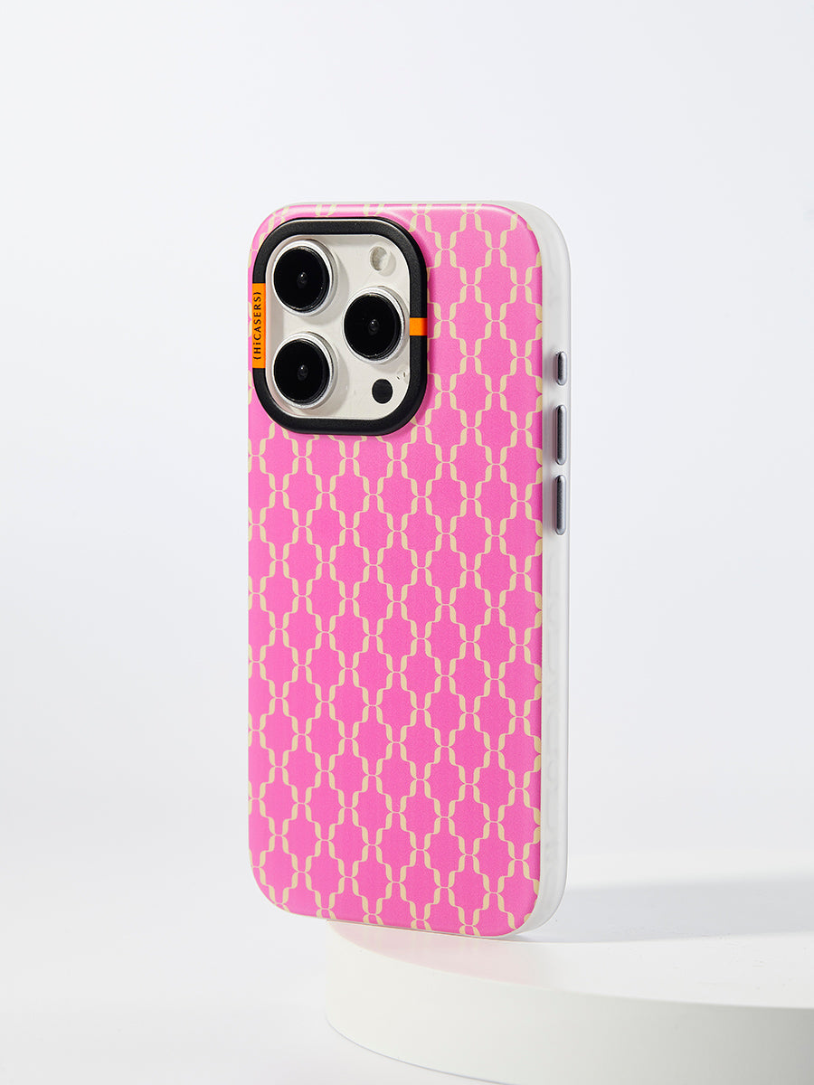 Custom Pink Phone Case with Logo - Personalized Protection for iPhone & Samsung - Perfect for Gifts, Branding & Everyday Use