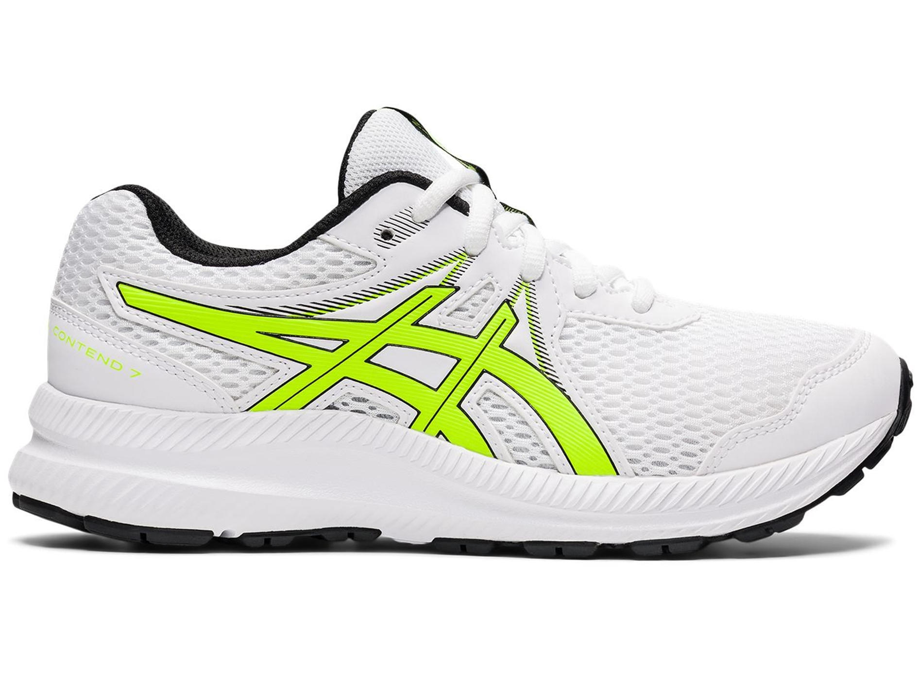 ASICS Junior Contend 7 GS Running Shoes for Kids - Lightweight Athletic Sneakers for Boys & Girls (Style 1014A192-114) - Perfect for School, Sports & Daily Activities