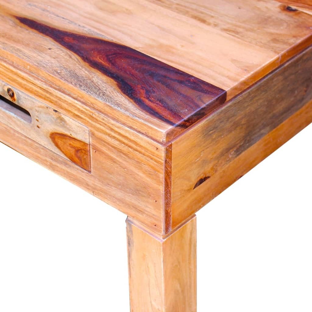 Solid Sheesham Wood Coffee Table - Handcrafted Modern Living Room Furniture for Home Decor & Stylish Interior Design
