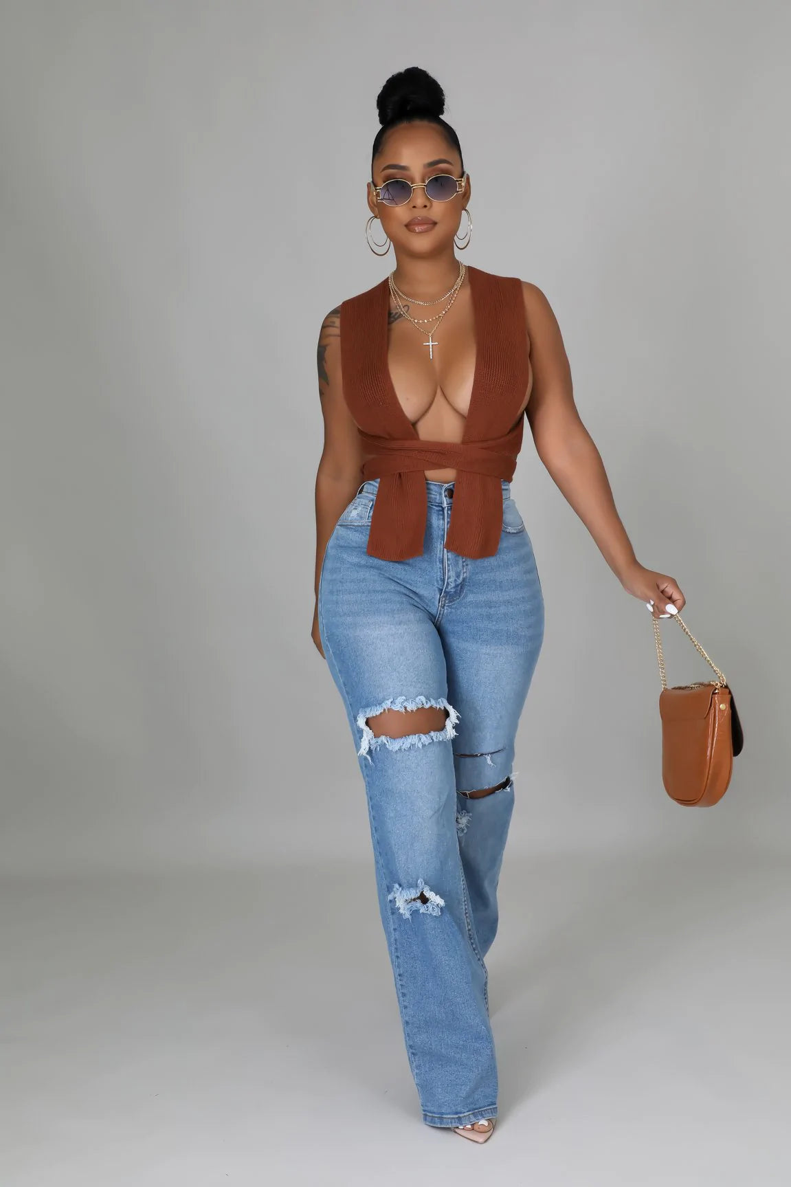 Anahi Jeans for Women - High Waist Skinny Denim Pants | Stretch Comfort Fit | Perfect for Casual Wear, Office & Night Out