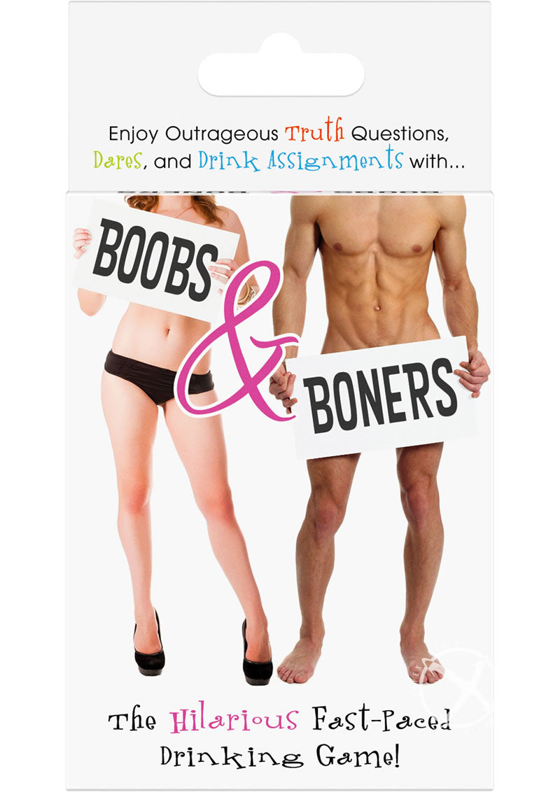 Boobs and Boners - Fun Adult Party Card Game for Couples & Friends - Perfect for Game Nights, Bachelorette Parties & Date Nights