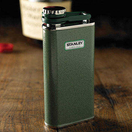 Stanley Classic Vacuum Insulated Flask 0.24L (8oz) - Stainless Steel Portable Liquor Bottle for Whiskey, Bourbon & Spirits - Perfect for Camping, Hiking & Outdoor Adventures