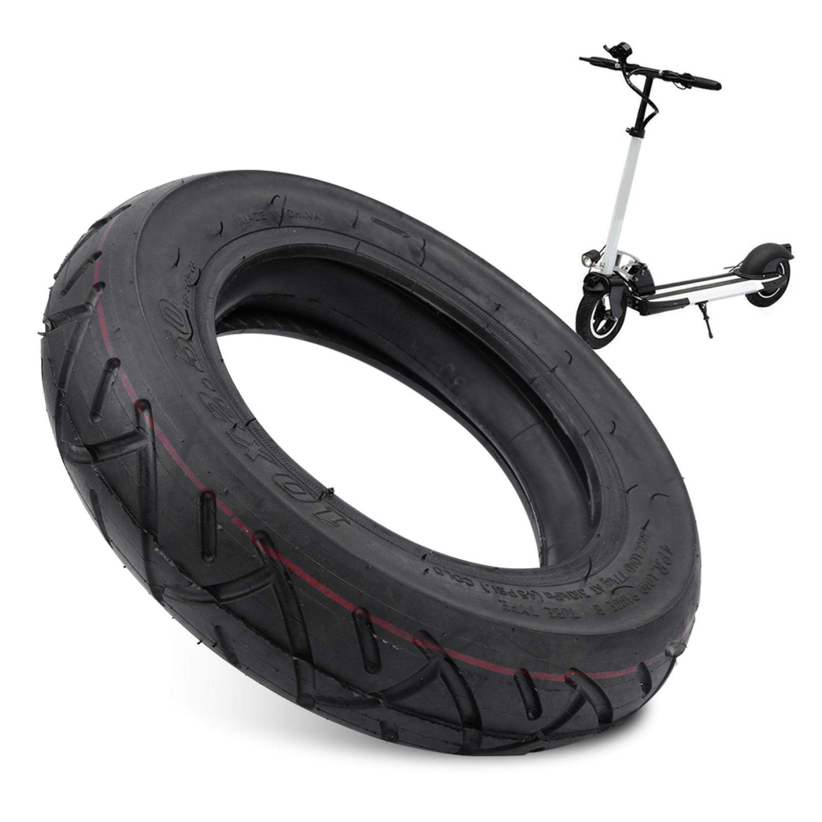 10 x 2.5 Inch Anti-Skid Electric Scooter Tires - Durable Rubber Wheels for E-Scooters | Perfect for Commuting & Urban Riding