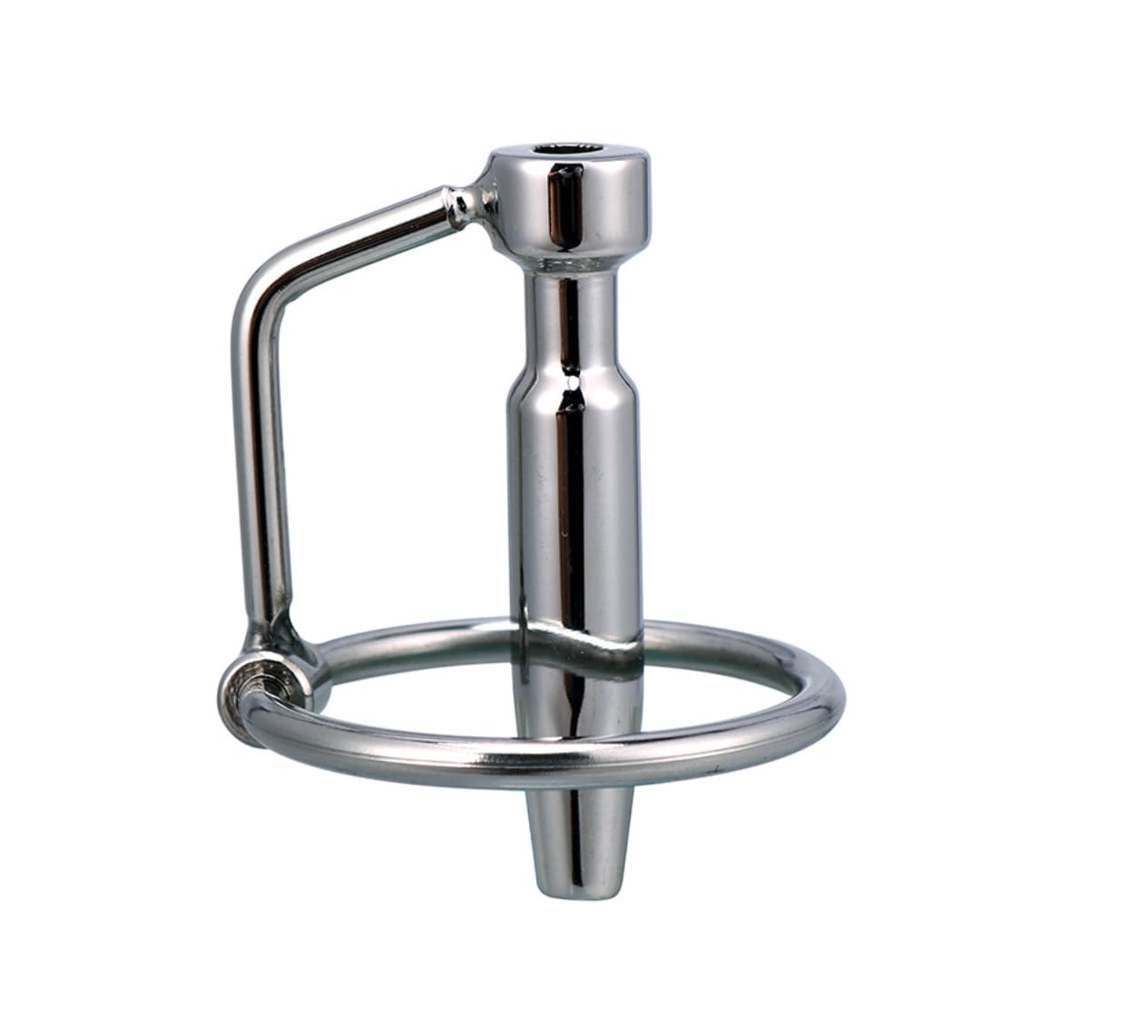 Premium Hollow Urethral Sounds with Ring - QLSXTM Surgical Stainless Steel Penis Plug Dilator for Men | 45mm K031 | Adult Sex Toy for Advanced Play & Stretching | Perfect for BDSM, Medical Play & Sensation Exploration