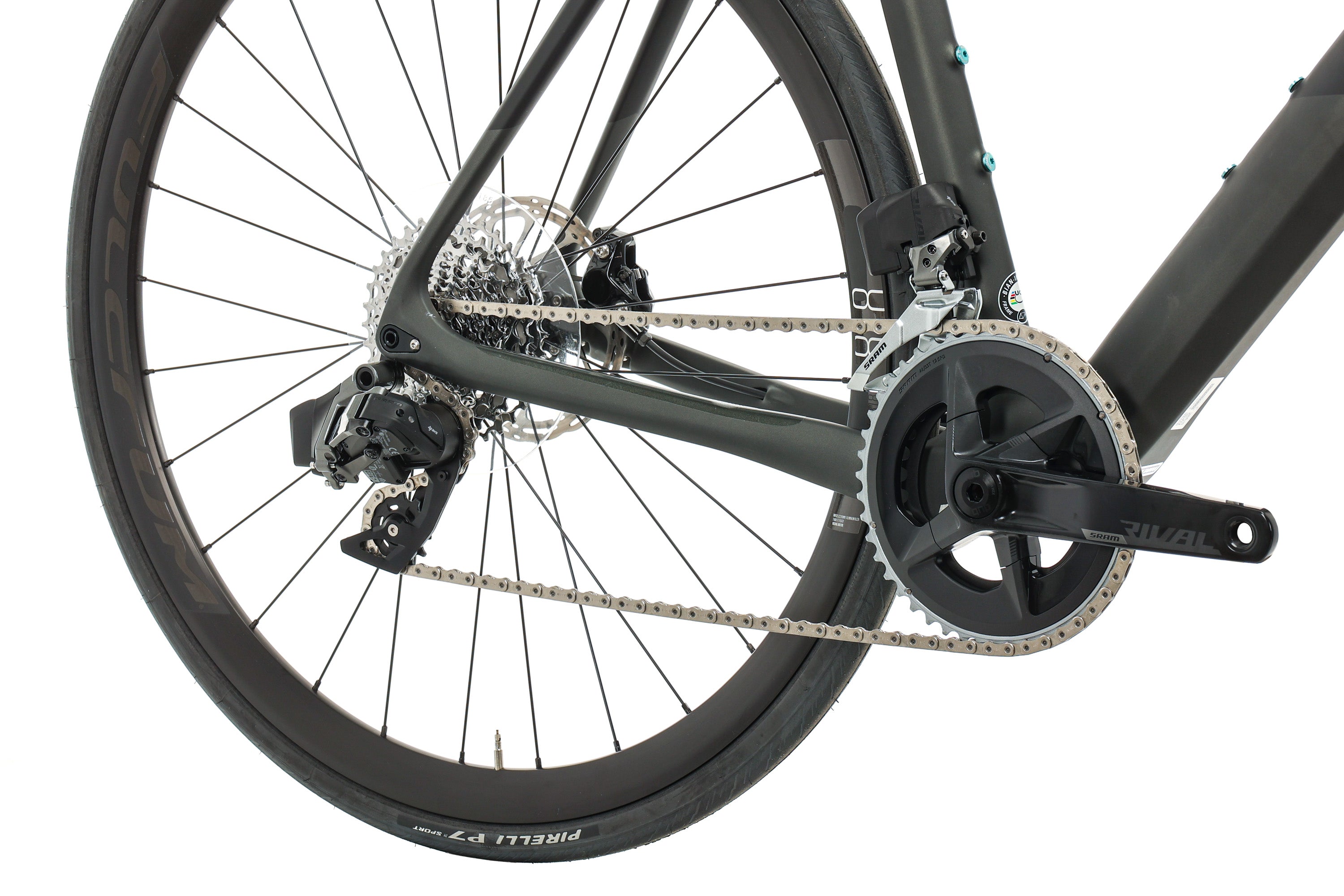 Bianchi Infinito CV Disc Rival eTap AXS Road Bike 2022 - 57cm Carbon Frame, Wireless Shifting | Perfect for Endurance Rides & Long-Distance Cycling