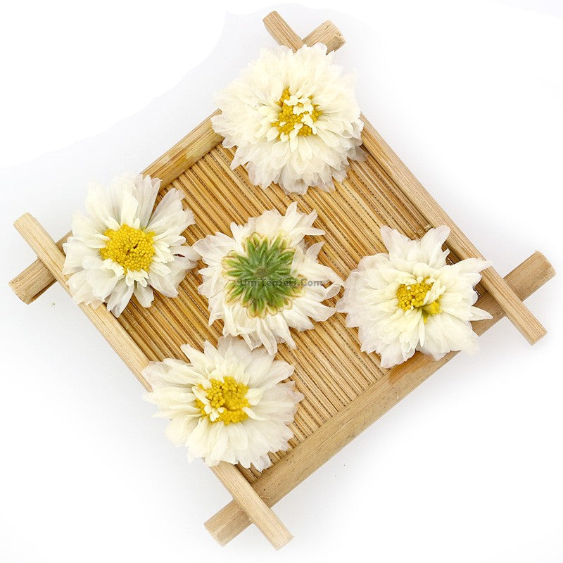 Premium Organic Chrysanthemum Tea - 100% Natural Dried Chrysanthemum Flowers for Relaxation & Detox - Herbal Tea for Stress Relief, Better Sleep & Immunity Boost - Perfect for Afternoon Tea, Meditation & Wellness Rituals