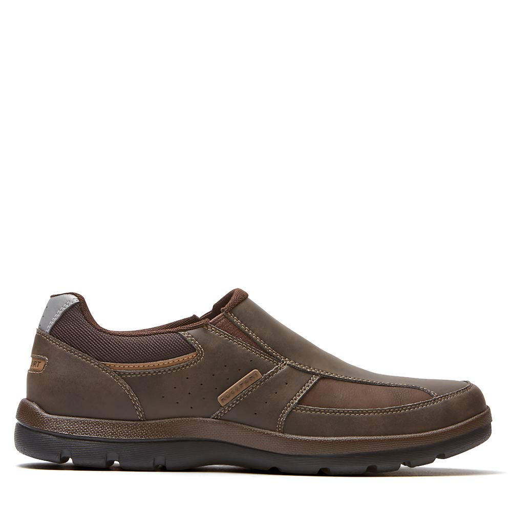 Rockport Men's Gyk Slip-On Loafers - Comfortable Casual Shoes for Walking, Work & Travel - Lightweight Breathable Slip-On Sneakers for Men