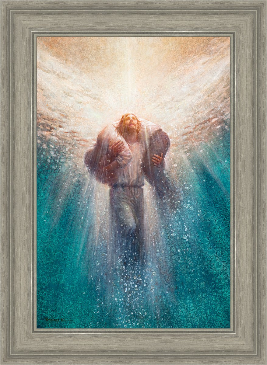 Deep Waters By Yongsung Kim - Premium Wall Art Canvas Print - Ocean Wave Painting for Home & Office Decor - Perfect for Living Room, Bedroom, and Office Spaces