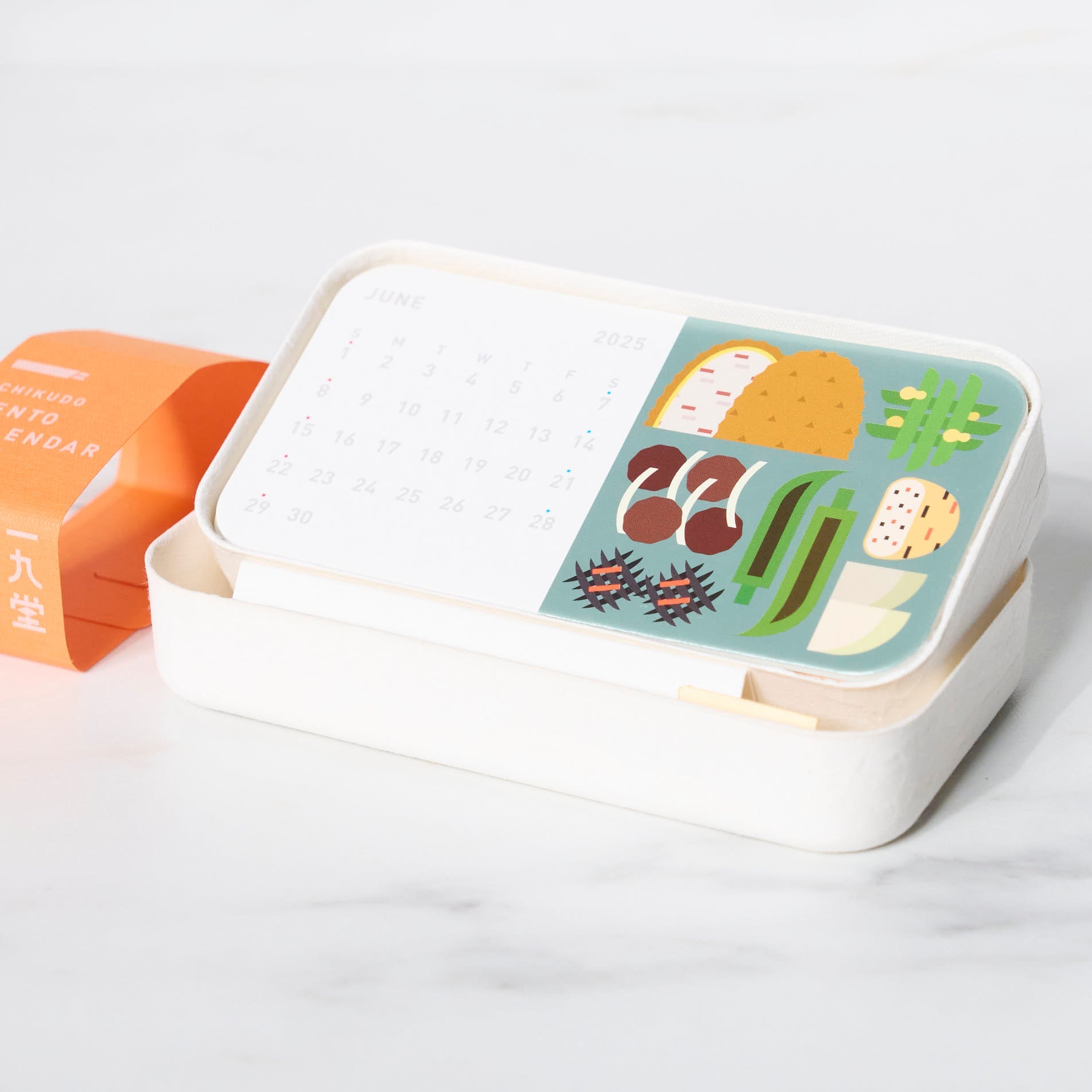2025 Bento Calendar - Stylish & Functional Japanese Lunch Planner for Meal Prep & Organization | Perfect for Office, School & Home Use