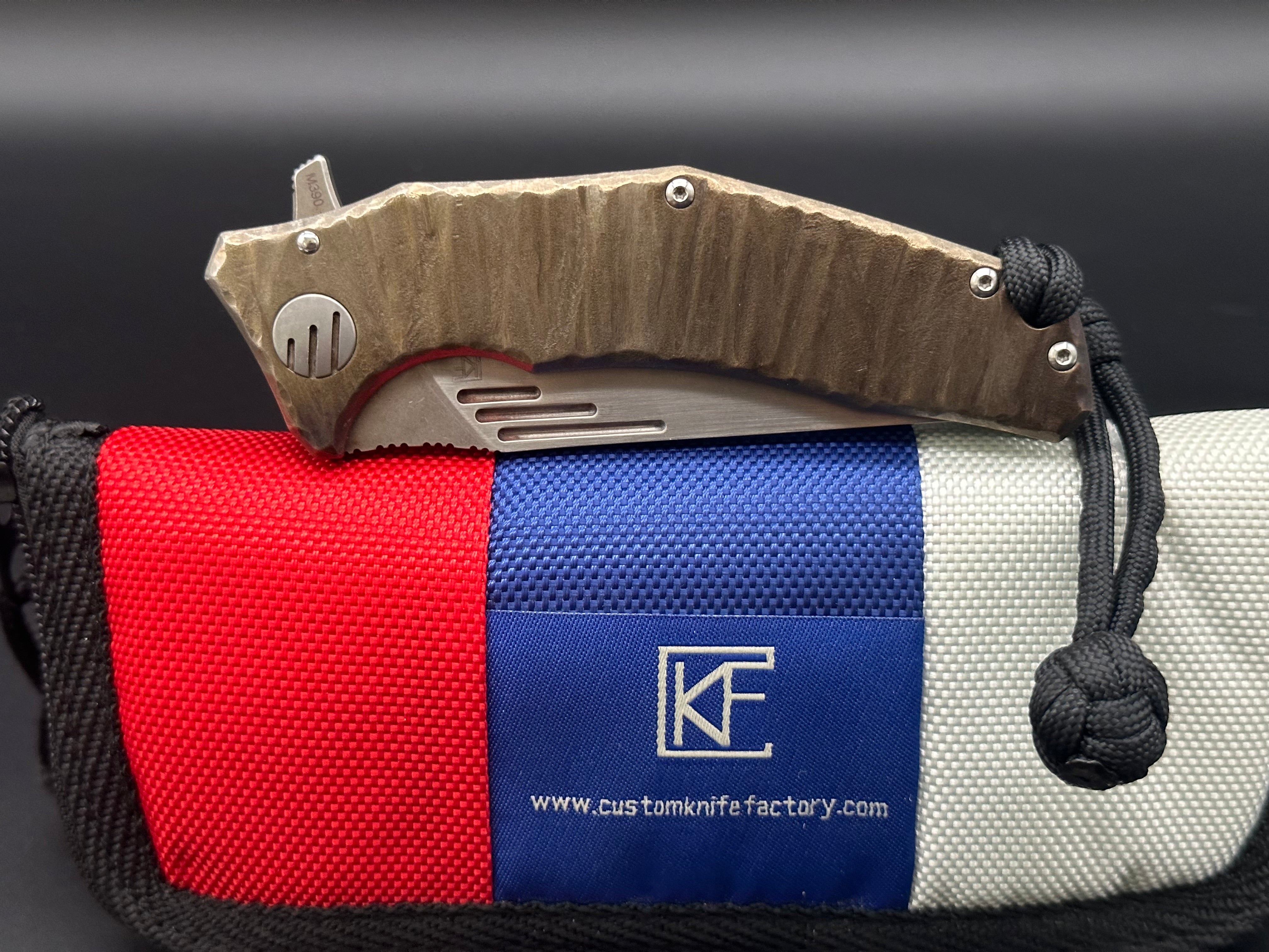 Custom Knife Factory Morrf 4 - Premium Folding Pocket Knife with Razor-Sharp Blade - Perfect for Outdoor Camping, Hiking, EDC & Survival Gear