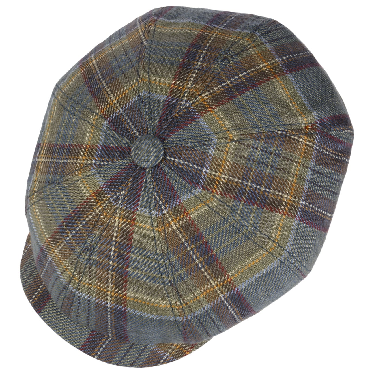 Stetson Hatteras Bornestead Flat Cap for Men - Classic Wool Fedora Hat for Outdoor, Casual, and Formal Wear