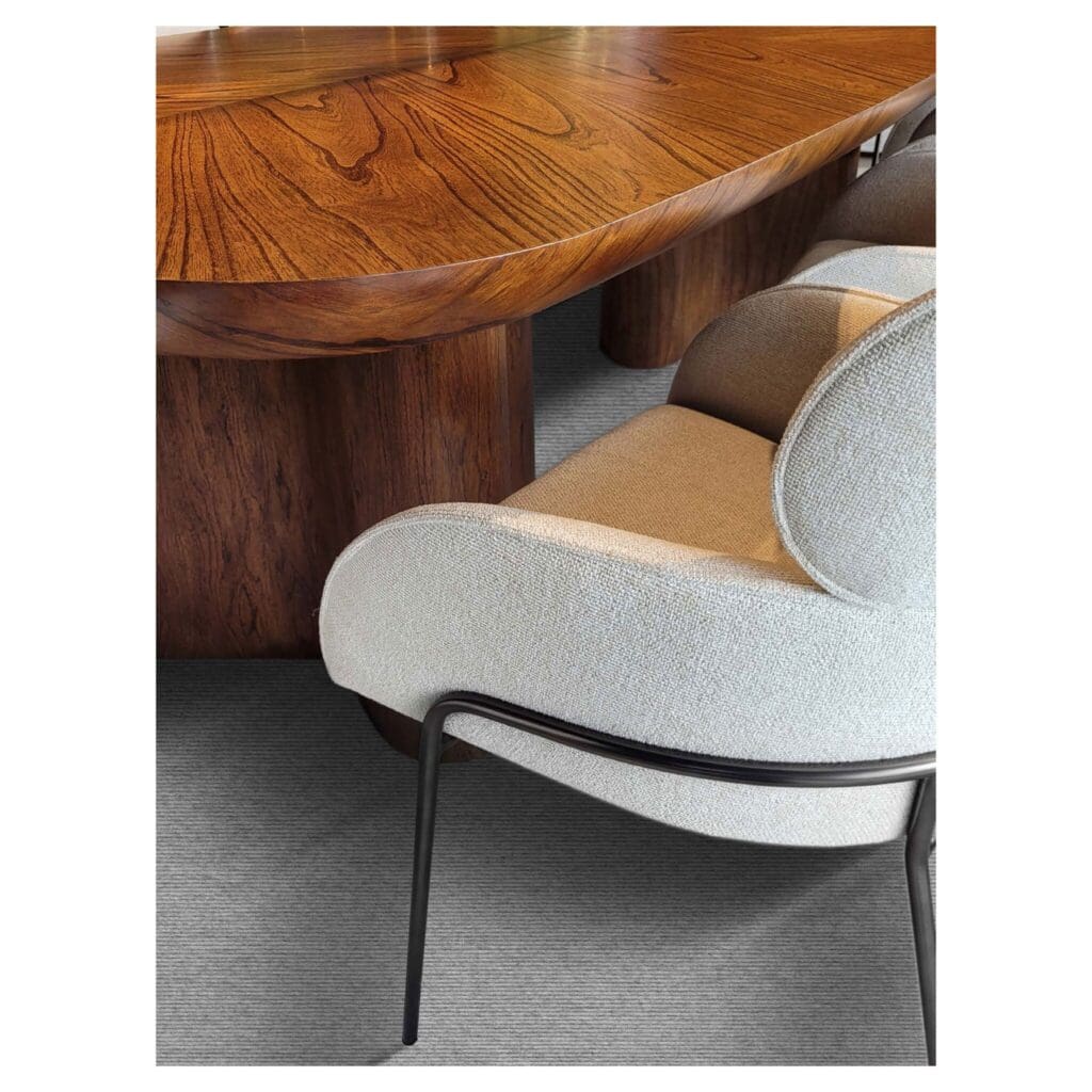 Cyan Design 11732 Julian Dining Chair - Onyx & Off White Upholstered Side Chair for Dining Room, Kitchen, or Office