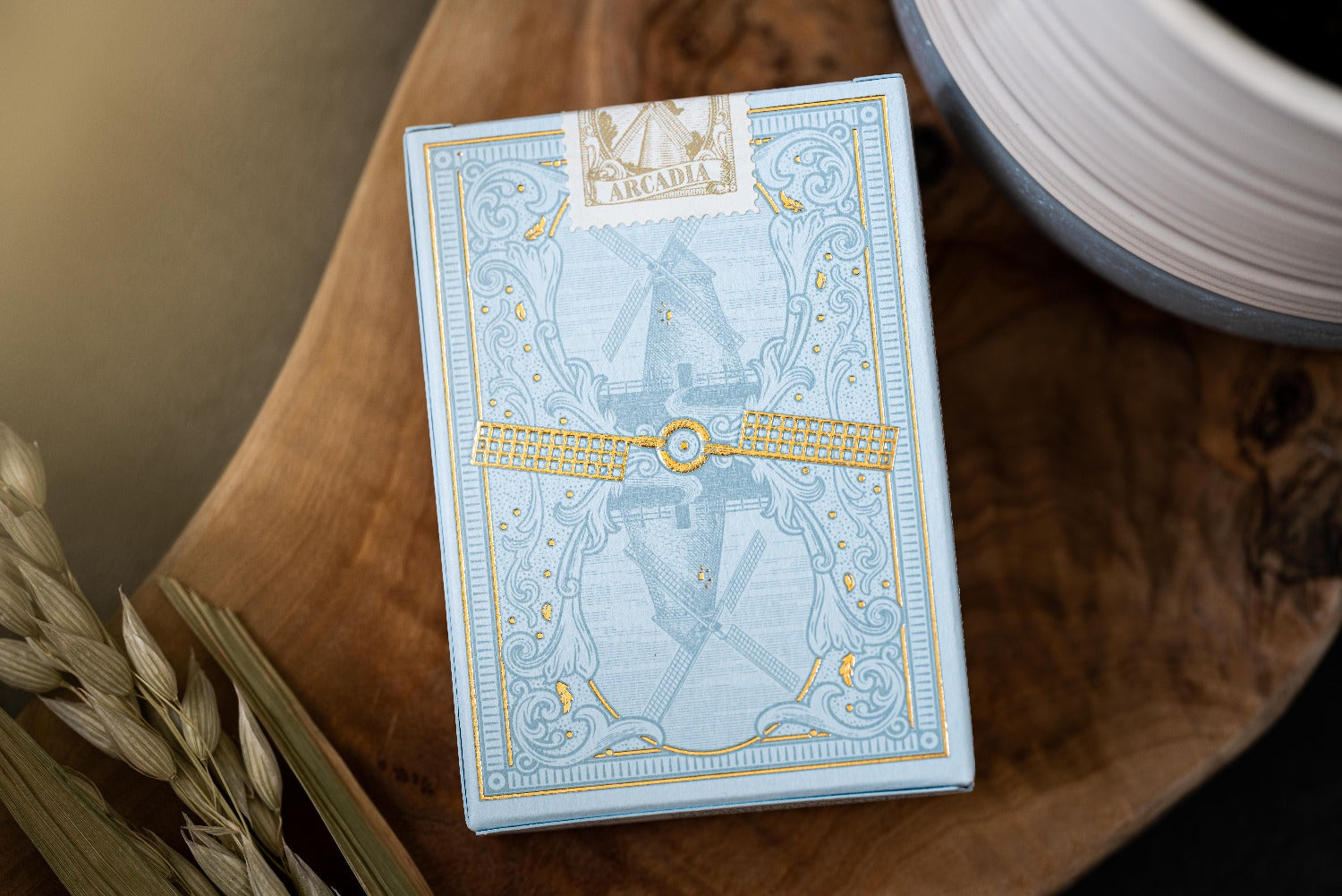 Premium Windmill Back Azure Blue Playing Cards - Classic Casino Style for Poker, Magic Tricks & Card Games - Perfect for Game Nights & Professional Performances