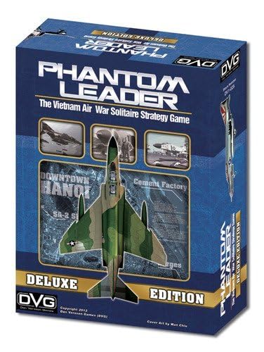 Phantom Leader Deluxe 2nd Edition - Vietnam Air War Strategy Board Game | Historical Military Simulation for Game Nights & War Strategy Enthusiasts