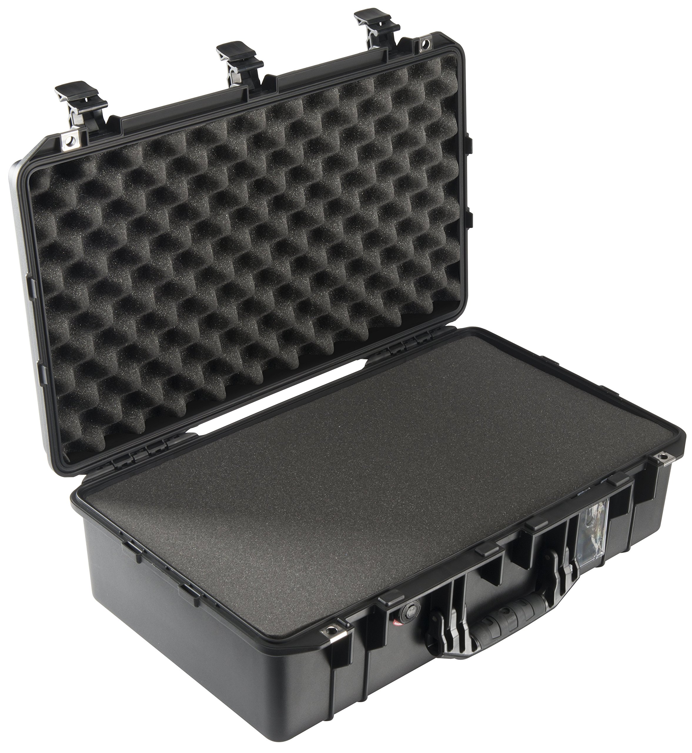 Pelican Air 1555 Waterproof Hard Case with Foam Insert - Lightweight Protective Travel Case for Cameras, Drones & Electronics (Black) - Perfect for Air Travel, Outdoor Adventures & Equipment Storage