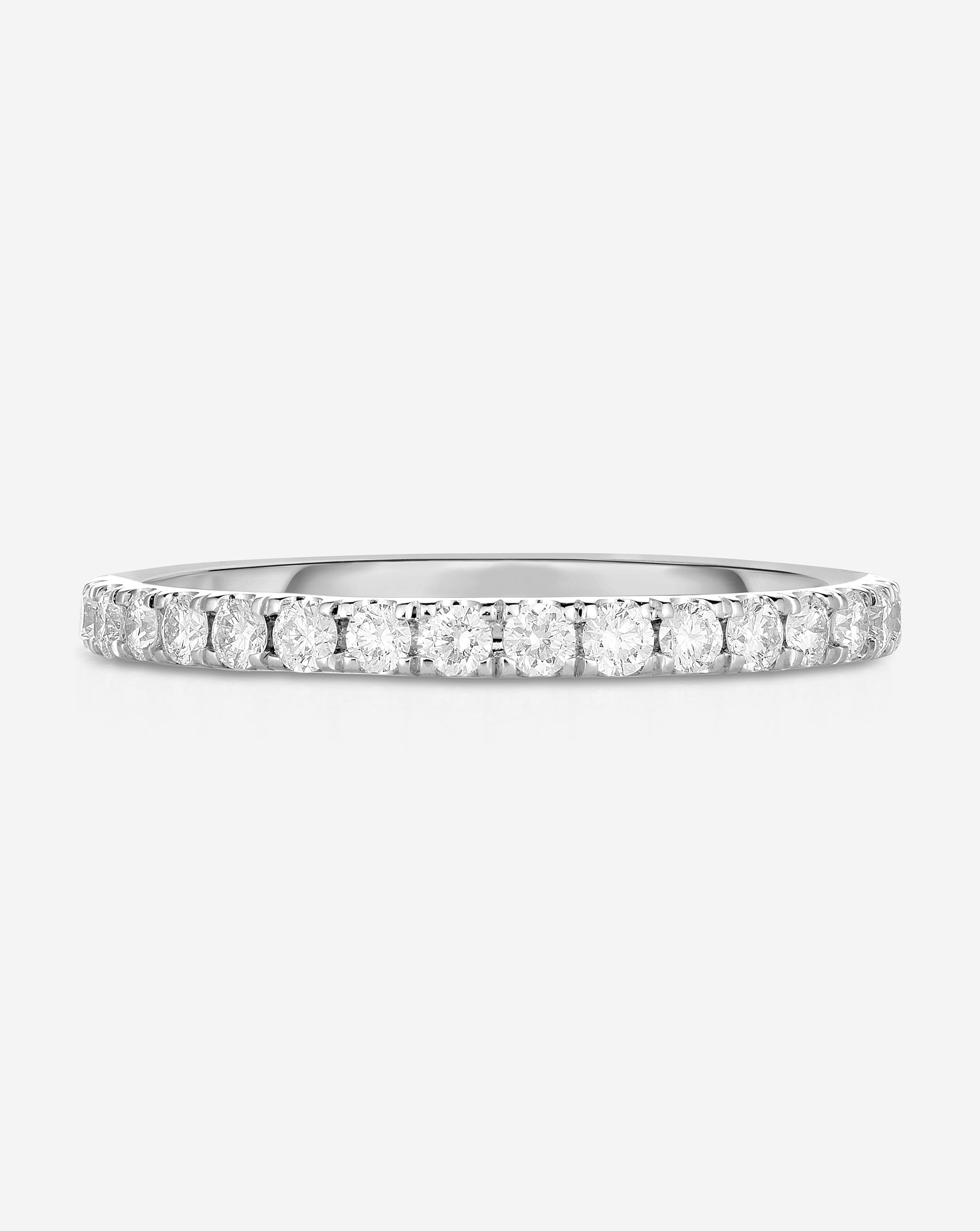 1.9mm Perfect Pavé Diamond Ring - Elegant & Sparkling Wedding Band for Women | Ideal for Engagement, Anniversary & Special Occasions