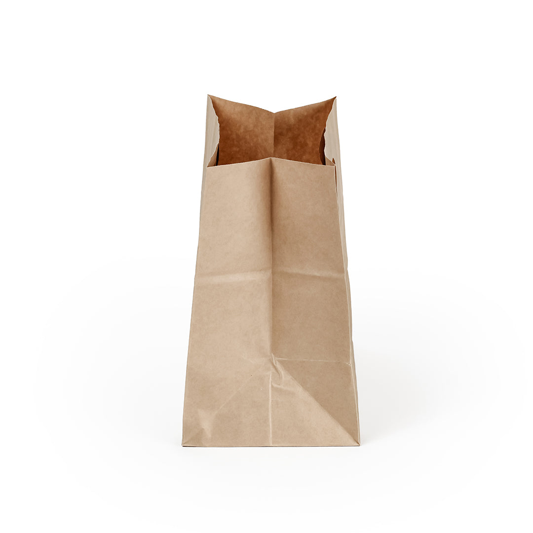Eco-Friendly Kraft Paper Take Out Bags with Handles - 11