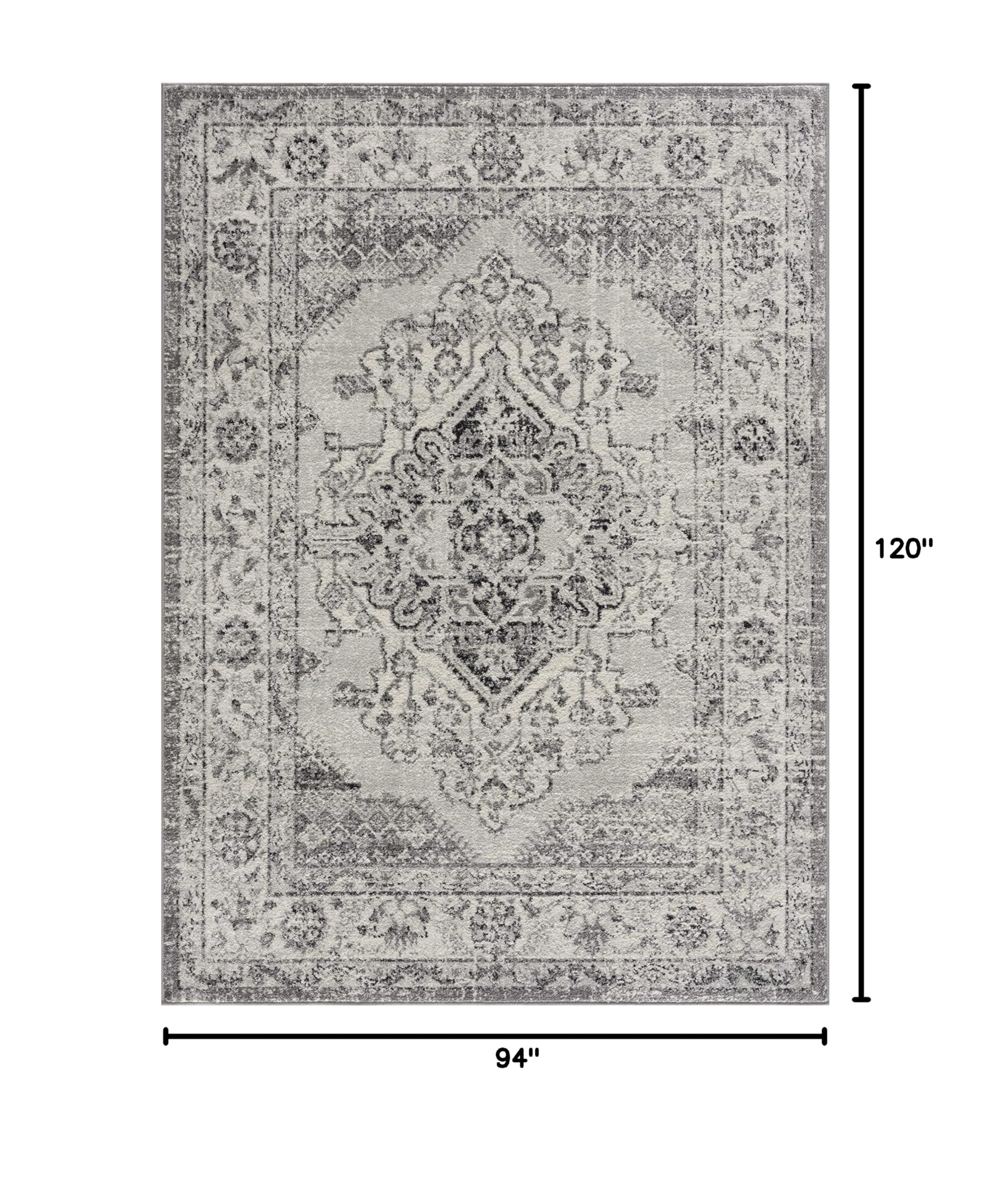 Premium Hauteloom MARASH Traditional Area Rug for Living Room & Bedroom - 7'10
