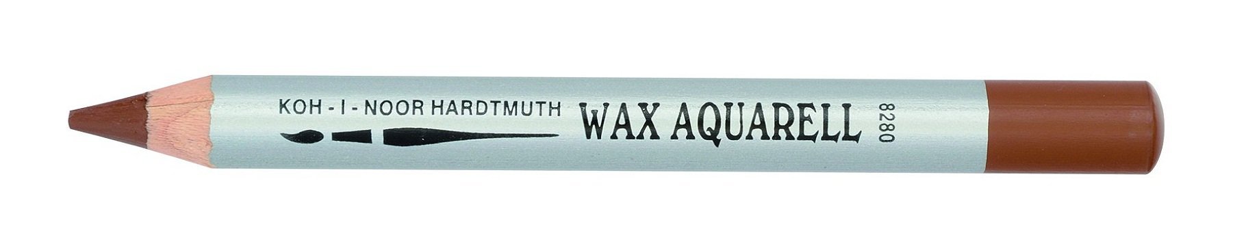 KOH I NOOR Aquarelle Wax Colored Pencils - Light Brown | Professional Watercolor Pencils for Artists, Sketching & Adult Coloring Books | Perfect for Drawing, Blending & Mixed Media Art